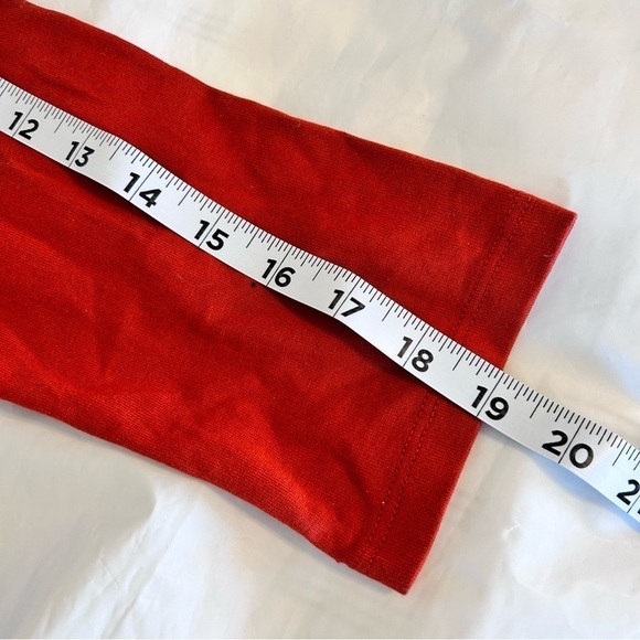 GARNET HILL Barteau Organic Cotton Dress Rust Red Boat Neck Pocket Size 00 NWT - Picture 14 of 14